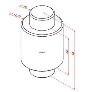 Rolete do Patim Stander - CN553119