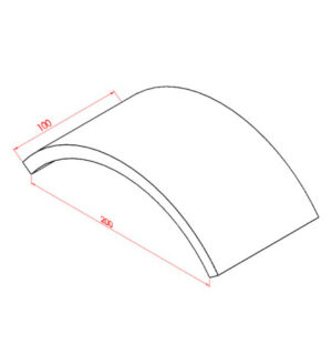 Peito de Pombo 200x100, chapa 3/8 - P101020UN