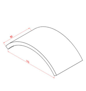 Peito de Pombo 170x80, chapa 3/8 - P80170UN