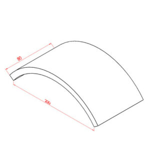 Peito de Pombo 200x80 , chapa 3/8 - P81200UN