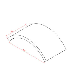 Peito de Pombo 170X90, chapa 3/8 - P90170UN